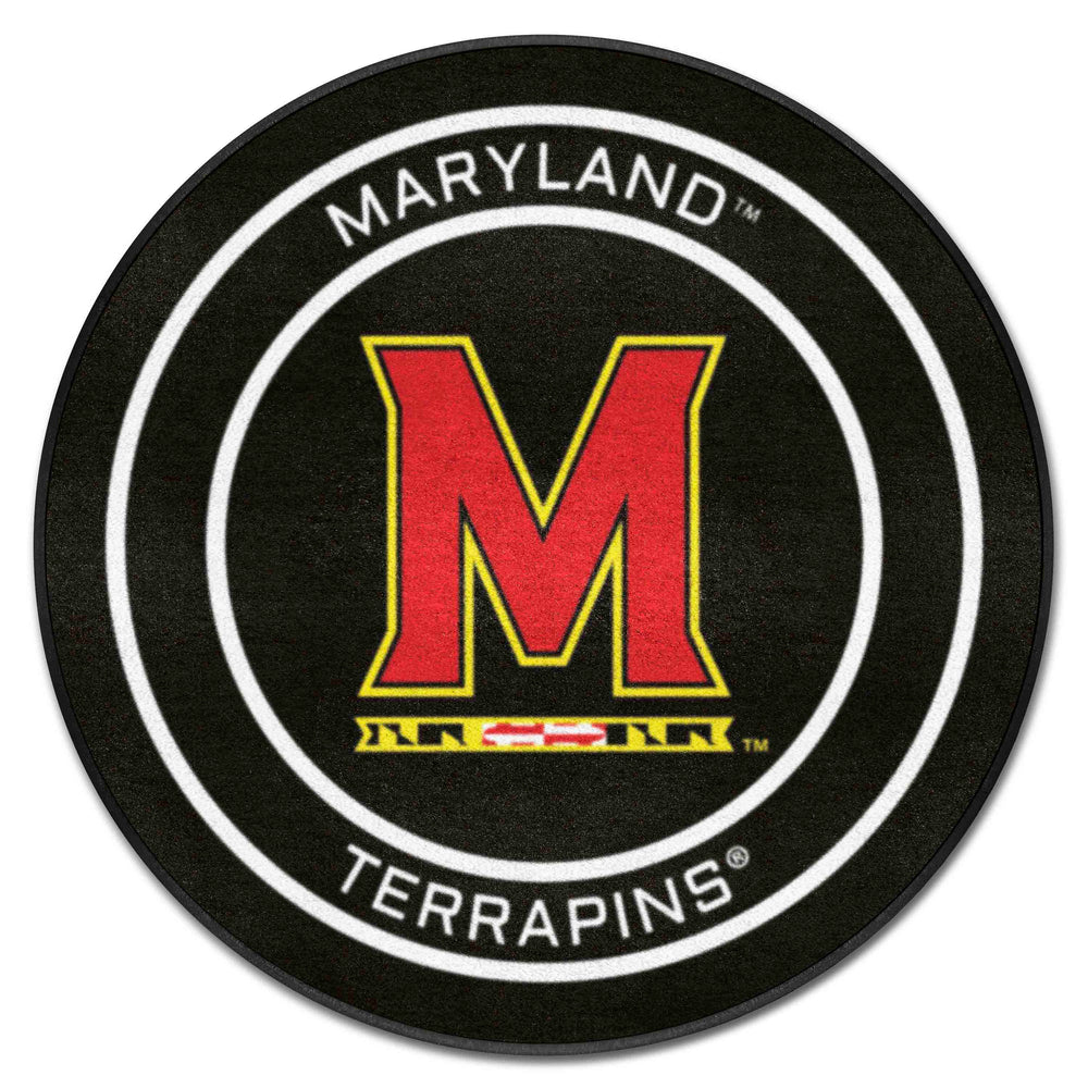 Maryland Hockey Puck Rug - 27in. Diameter - Maryland