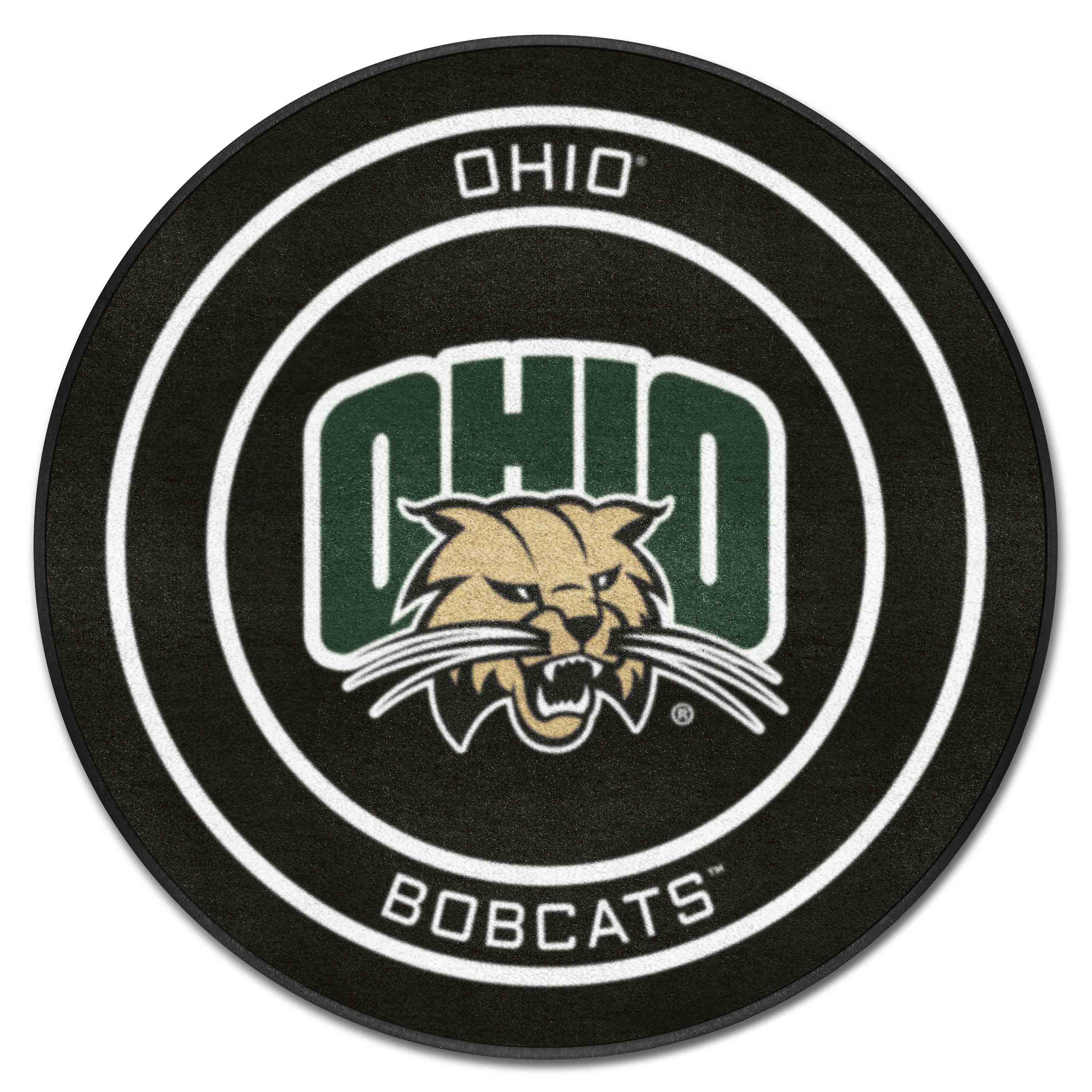 Ohio Hockey Puck Rug - 27in. Diameter - Ohio