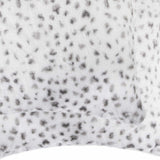 Set of Two 18" Brown and White Faux Fur Throw Pillow - Homeroots
