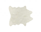 4' X 5' Off White Faux Cowhide Animal Print Cowhide Area Rug - Homeroots - Flyclothing LLC