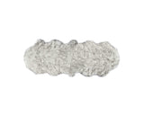 24" X 72" X 1.5" Grey Faux Sheepskin - Rug - Homeroots