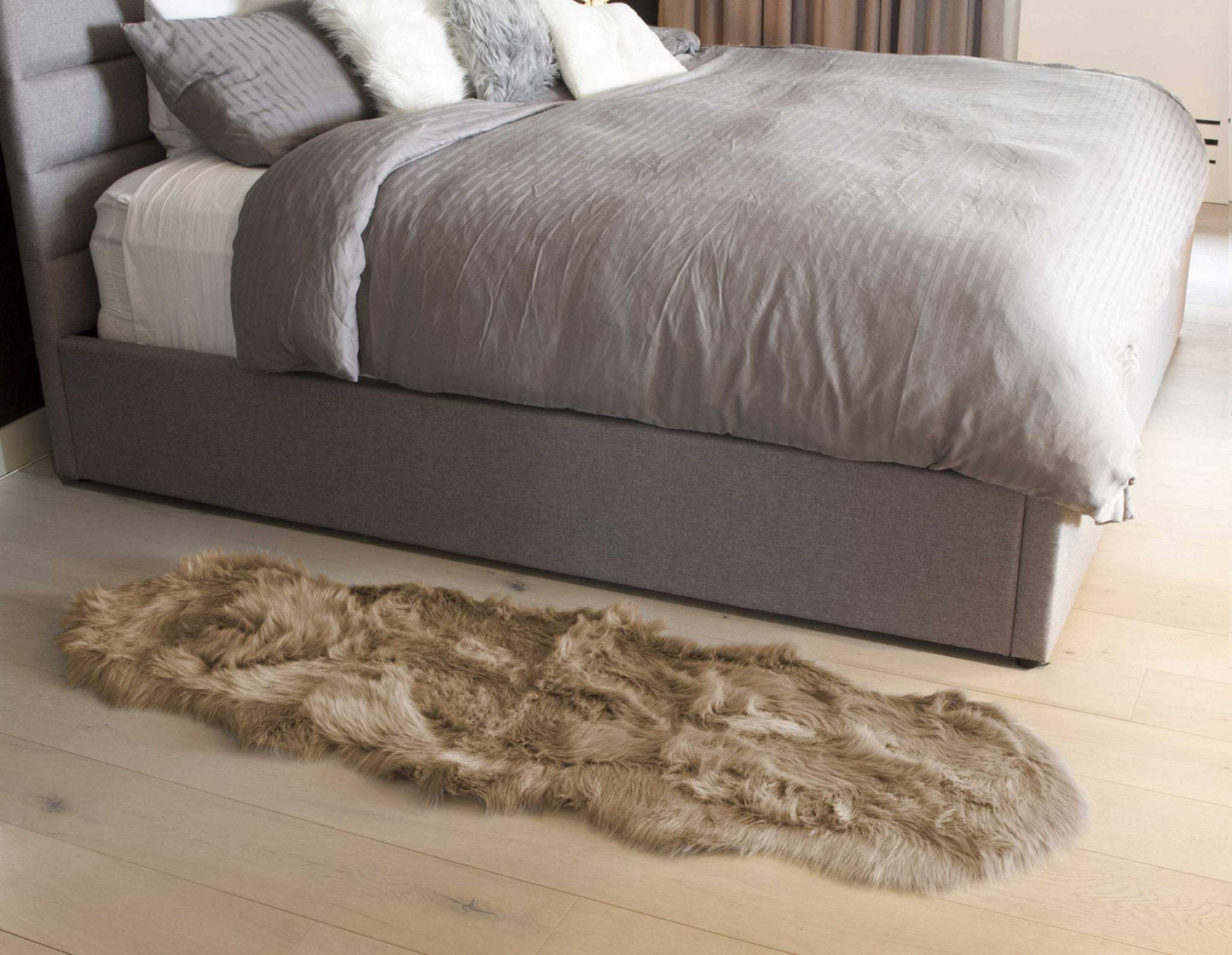 Tan Animal Print Area Rug - Homeroots - Flyclothing LLC