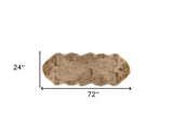 Tan Animal Print Area Rug - Homeroots - Flyclothing LLC
