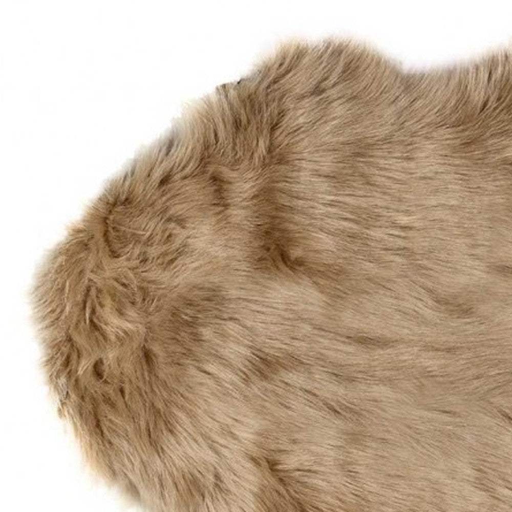 Tan Animal Print Area Rug - Homeroots - Flyclothing LLC