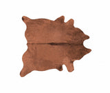 72" X 84" Brown Cowhide  Rug - Homeroots