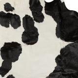72" X 84" White And Black Cowhide Rug - Homeroots - Flyclothing LLC
