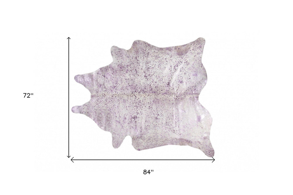 72" X 84" Grey Cowhide Rug - Homeroots - Flyclothing LLC