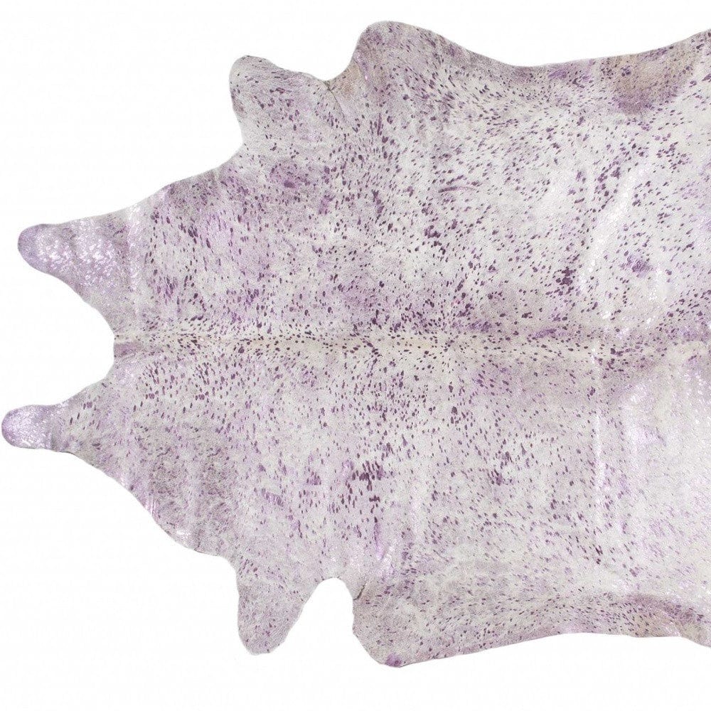 72" X 84" Grey Cowhide Rug - Homeroots - Flyclothing LLC