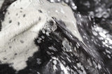 72" X 84" Silver Black & White Cowhide Rug - Homeroots - Flyclothing LLC