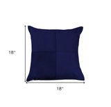18" X 18" X 5" Navy Pillow - Homeroots - Flyclothing LLC