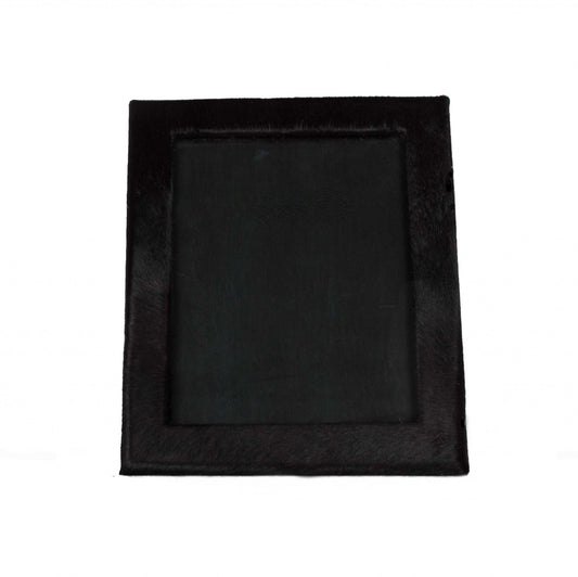 11" X 13" Black  Cowhide   8" X 10" Picture Frame
