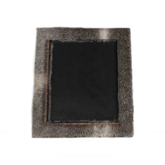 8" x 10" Gray Cowhide Tabletop Picture Frame