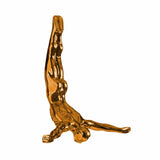 7" Gold Diver Resin Wall Decor - Homeroots