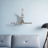 7" Silver Diver Resin Wall Decor - Homeroots