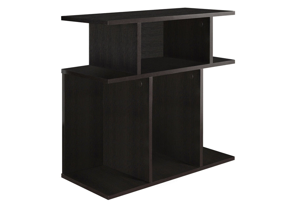24" Brown Wood End Table With 6 - Homeroots