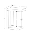 11.5" X 18" X 24" Cappuccino Hollow Core Particle Board  Accent Table - Homeroots
