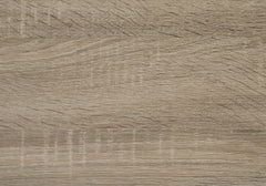 71" Taupe Wood Corner Bookcase