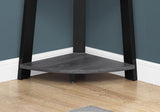 71" Grey Wood Corner Bookcase - Homeroots - Flyclothing LLC