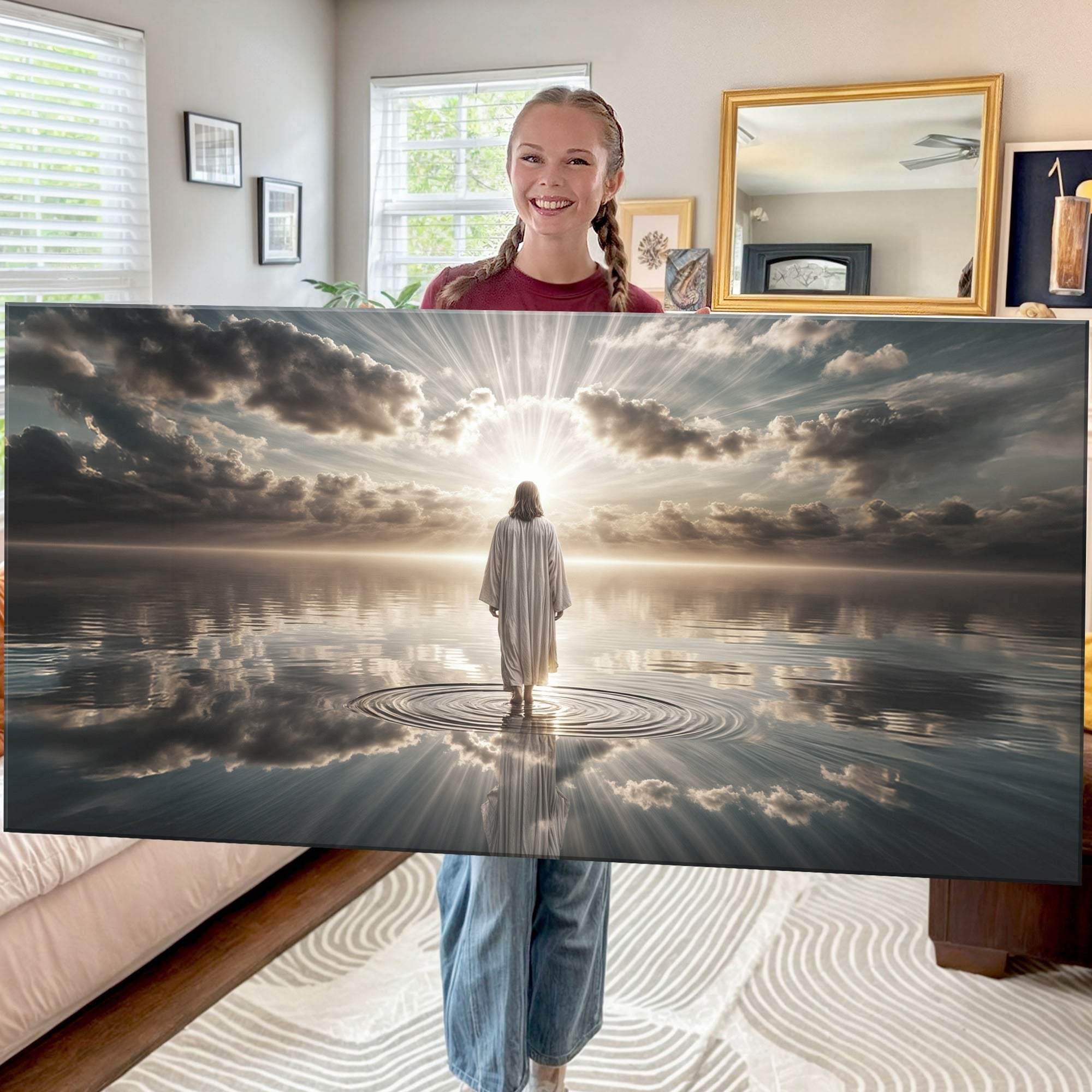 Walking on Water - Faith Wall Art III - Tailored Canvases - Flyclothing LLC