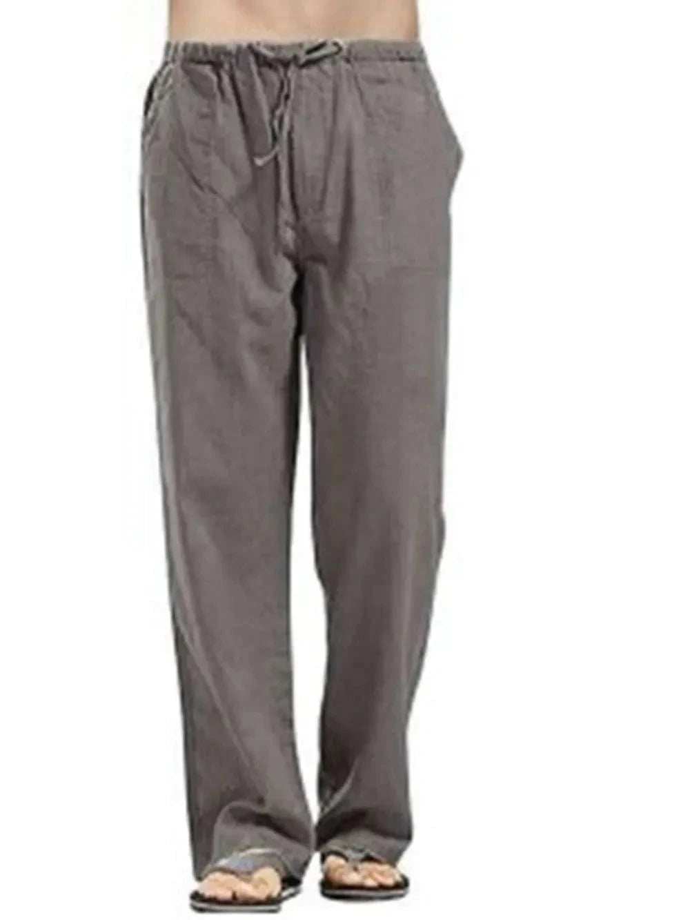 Men's Full Size Drawstring Pants with Pockets Plus Size - Trendsi - Flyclothing LLC