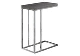 18.25" X 10.25" X 25.25" Grey Particle Board Metal  Accent Table - Homeroots