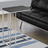 18.25" X 10.25" X 25.25" Grey Particle Board Metal Accent Table - Homeroots - Flyclothing LLC