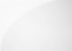 44" White and Clear Solid Console Table