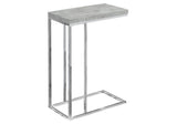 18.25" X 10.25" X 25.25" Grey Particle Board Metal Accent Table - Homeroots - Flyclothing LLC