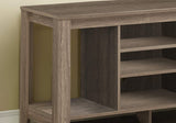 48" Deep Taupe Open Shelving TV Stand - Homeroots - Flyclothing LLC