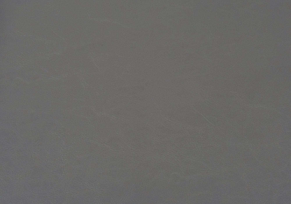 Solid Wood Twin Gray Upholstered Faux Leather Bed - Homeroots - Flyclothing LLC