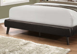 Tufted Brown Standard Bed Upholstered With Headboard - Homeroots