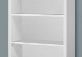 White Wood Adjustable Four Tier Bookcase - Homeroots - Flyclothing LLC