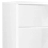 White Wood Adjustable Four Tier Bookcase - Homeroots - Flyclothing LLC