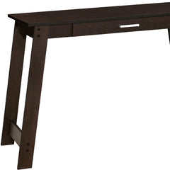 18" Brown Computer Desk - Homeroots