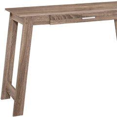 18" Taupe Computer Desk - Homeroots