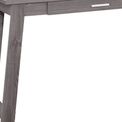18" Gray Computer Desk - Homeroots