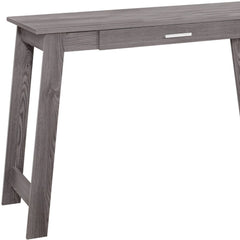 18" Gray Computer Desk - Homeroots