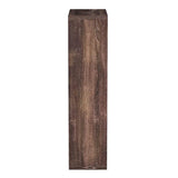 48" Brown Wood Bookcase - Homeroots - Flyclothing LLC