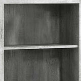 48" Gray Wood Bookcase - Homeroots - Flyclothing LLC