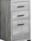 47" Gray L Shape Computer Desk With Three Drawers - Homeroots - Flyclothing LLC