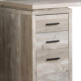 47" Taupe L Shape Computer Desk With Three Drawers - Homeroots - Flyclothing LLC