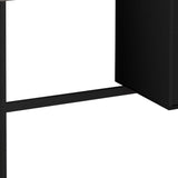 24" Gray and Black Computer Desk With Two Drawers - Homeroots - Flyclothing LLC