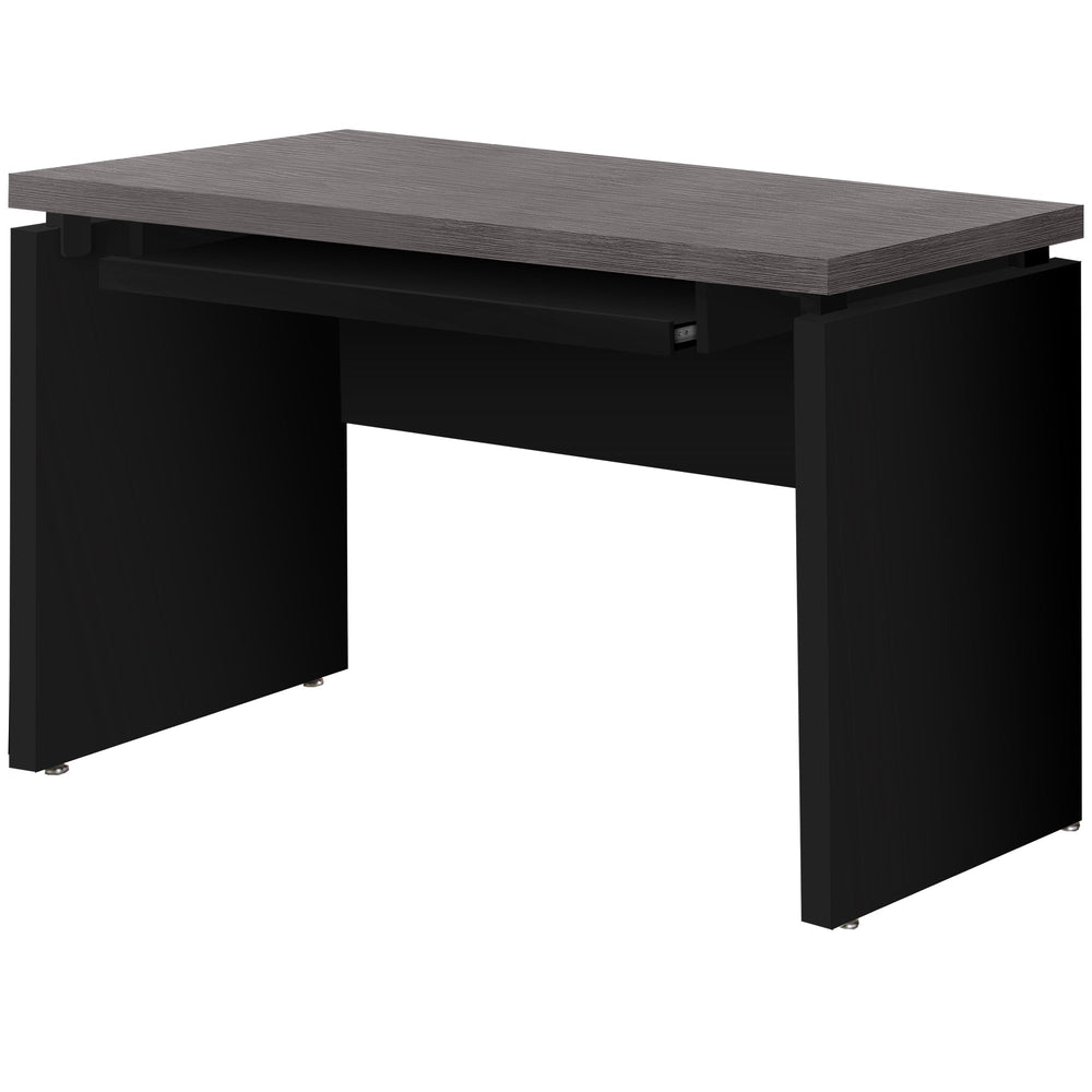 24" Gray and Black Computer Desk - Homeroots - Flyclothing LLC