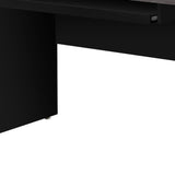 24" Gray and Black Computer Desk - Homeroots - Flyclothing LLC