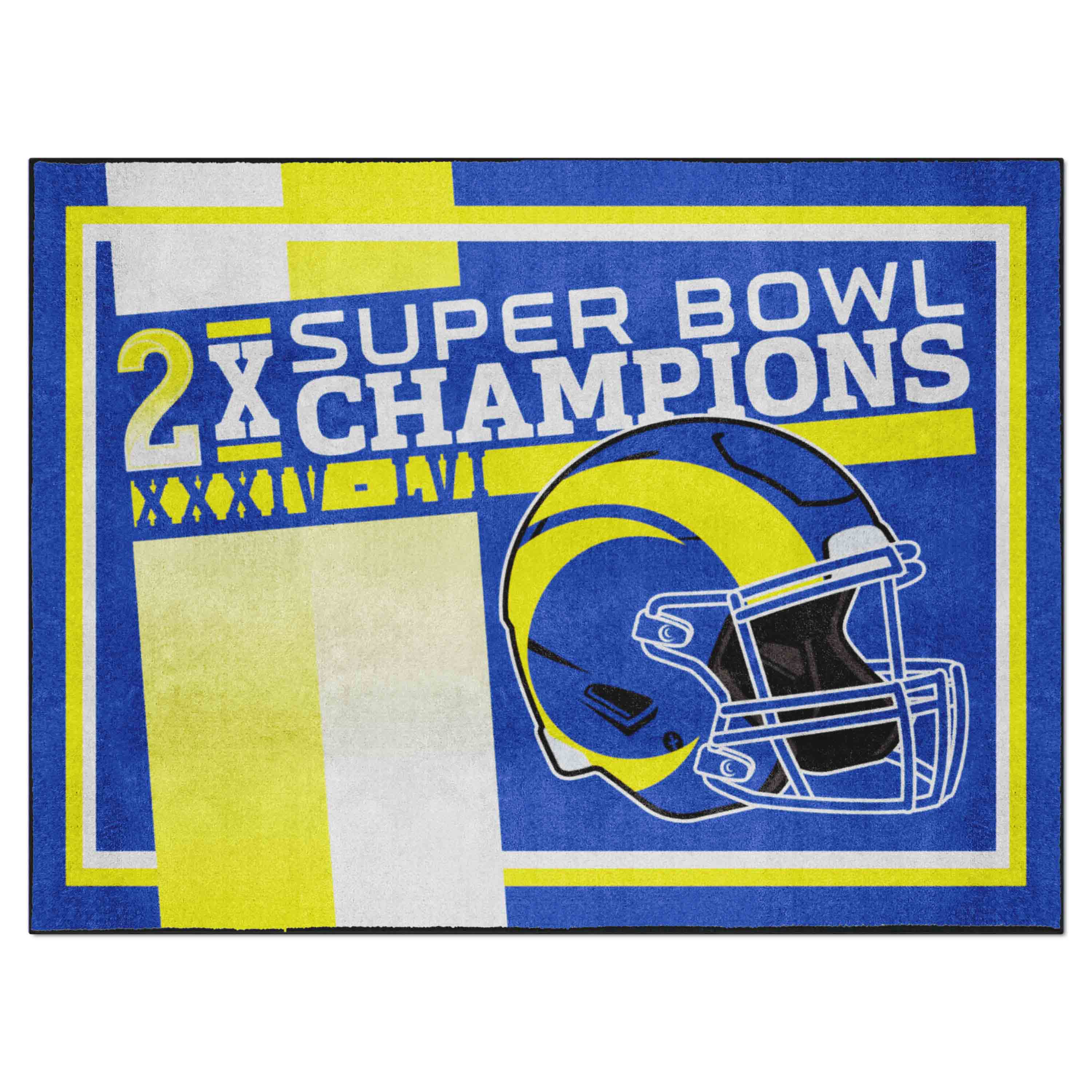 NFL - Los Angeles Rams Dynasty 8ft. x 10ft. Plush Area Rug - Los Angeles Rams