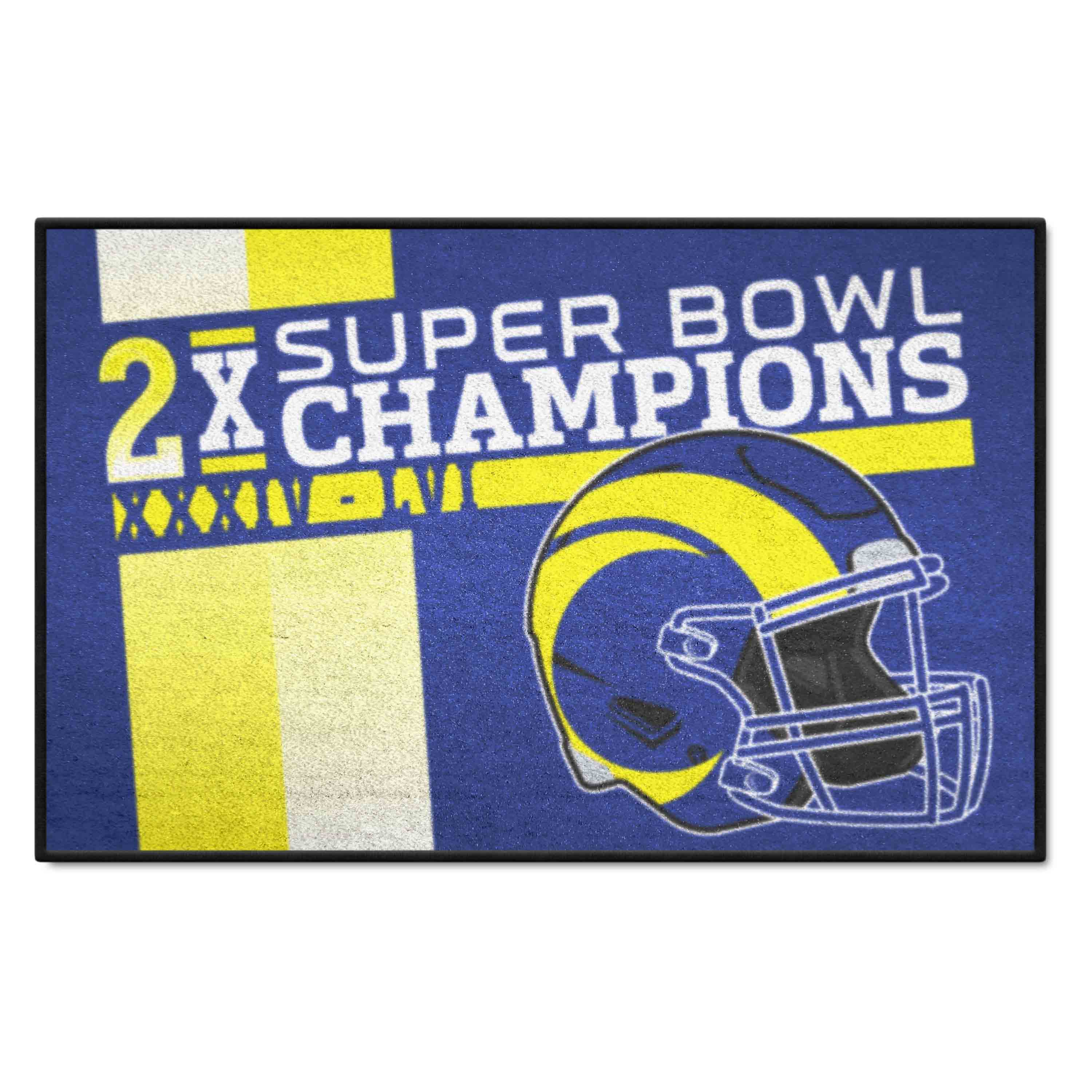 NFL - Los Angeles Rams All-Star Rug - 34 in. x 42.5 in. Plush Area Rug - Los Angeles Rams