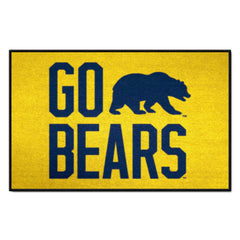 Cal Starter Mat Accent Rug - 19in. x 30in. Slogan Design - Cal
