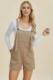 Double Take Full Size Texture Sleeveless Romper - Trendsi - Flyclothing LLC