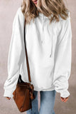 Drawstring Pocketed Long Sleeve Hoodie - Trendsi