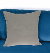 18" X 7" X 18" Transitional Gray Solid Pillow Cover With Poly Insert - Homeroots - Flyclothing LLC